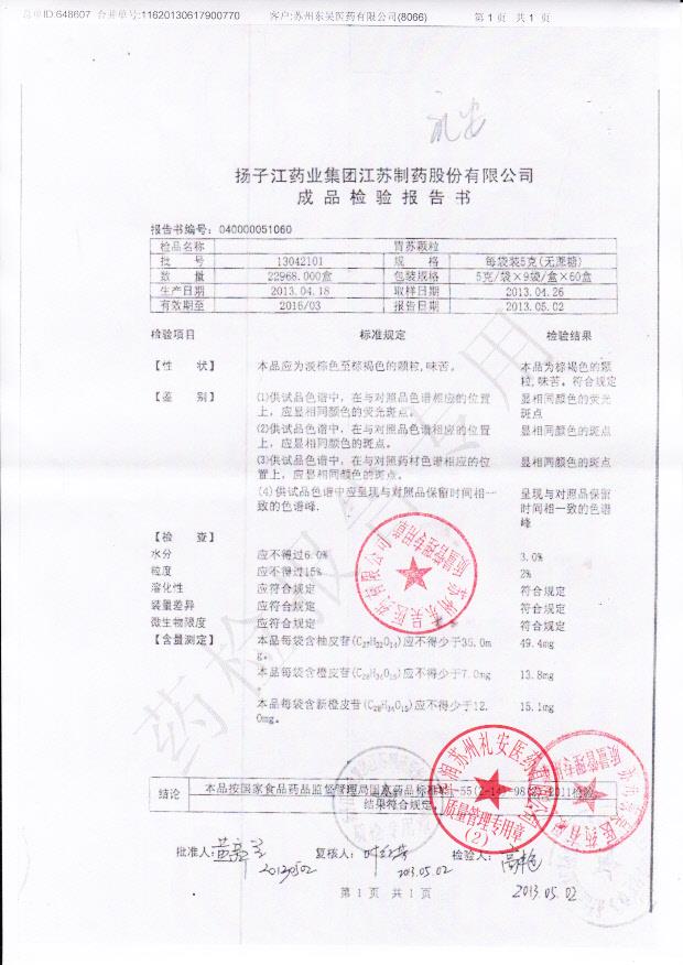 13042101胃苏颗粒