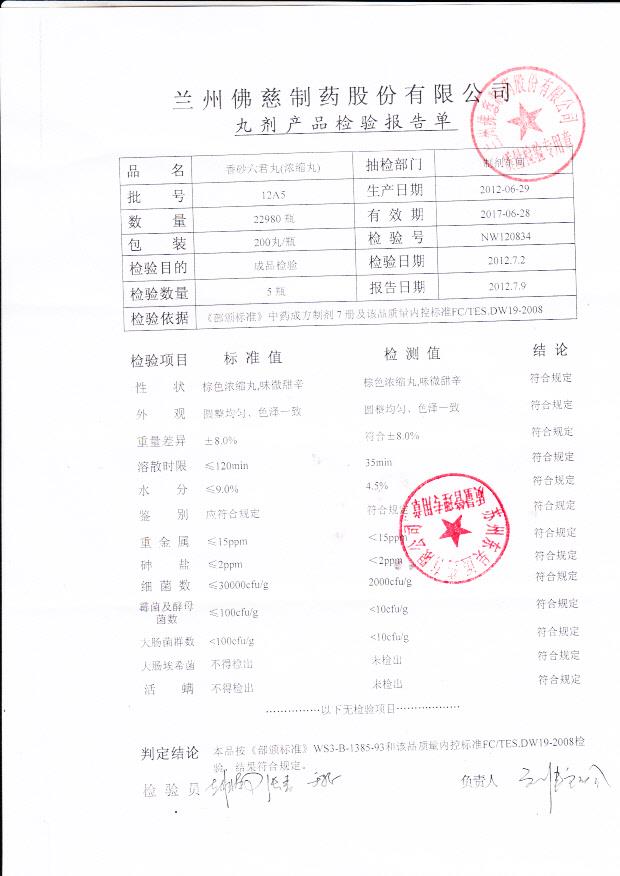12A5香砂六君丸