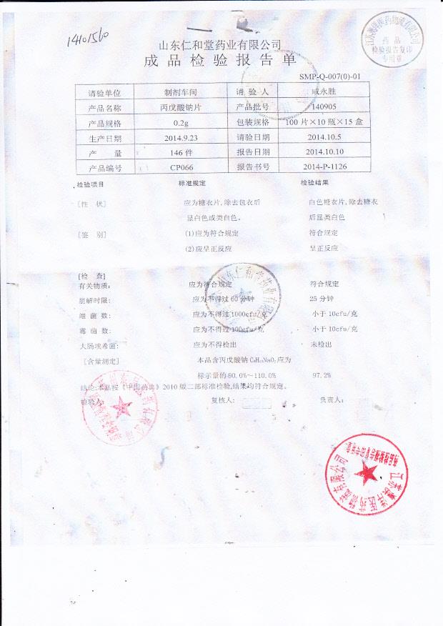140905丙戊酸钠片