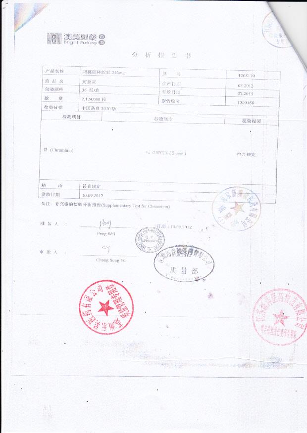 1208170阿莫西林胶囊 5