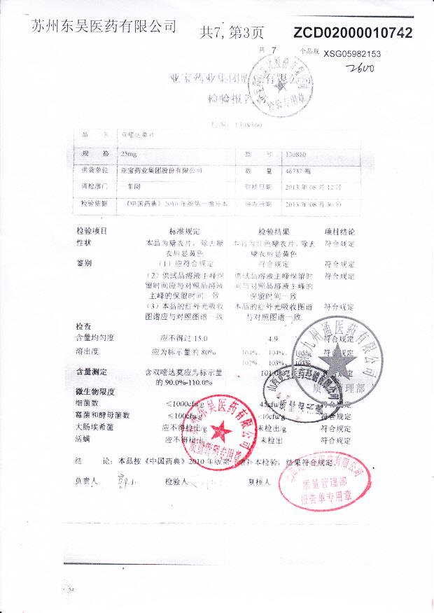 130810双嘧达莫片