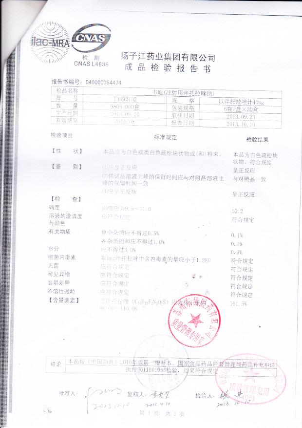 13092132注射用泮托拉唑钠