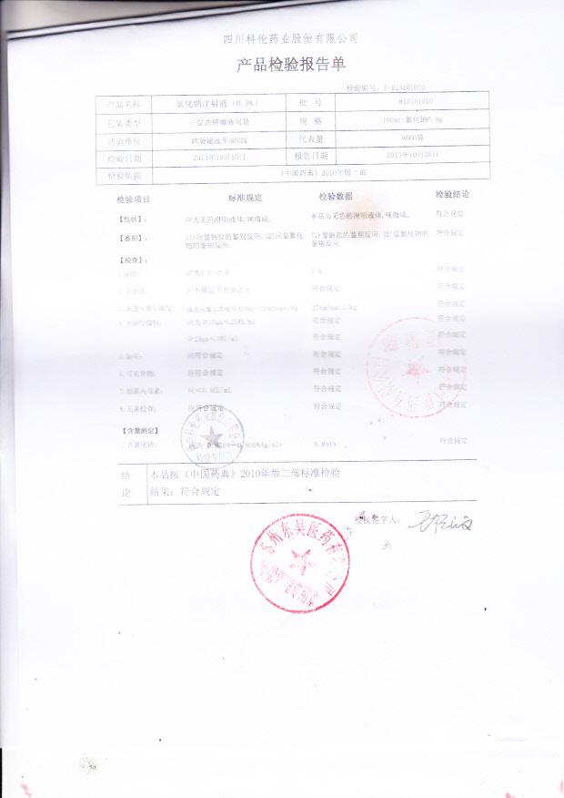 R13101010氯化钠注射液（0.9）