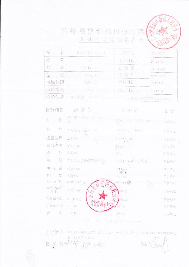 12A27香砂养胃丸
