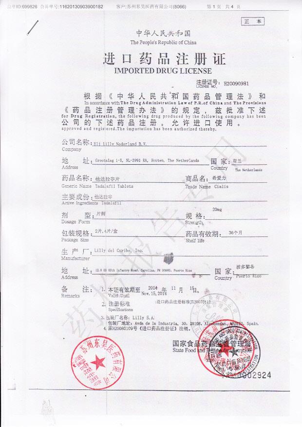 C101140他达拉非片1