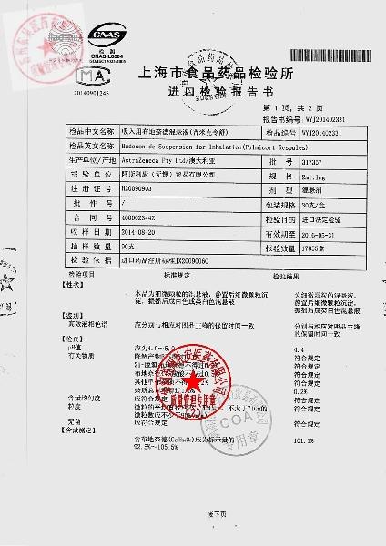 317357吸入用布地奈德混悬液2