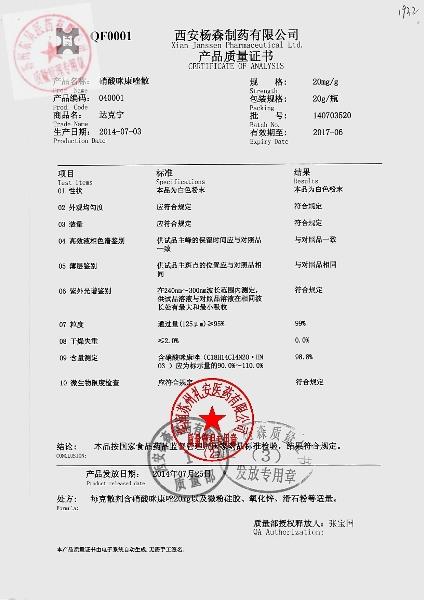 140703520硝酸咪康唑散剂