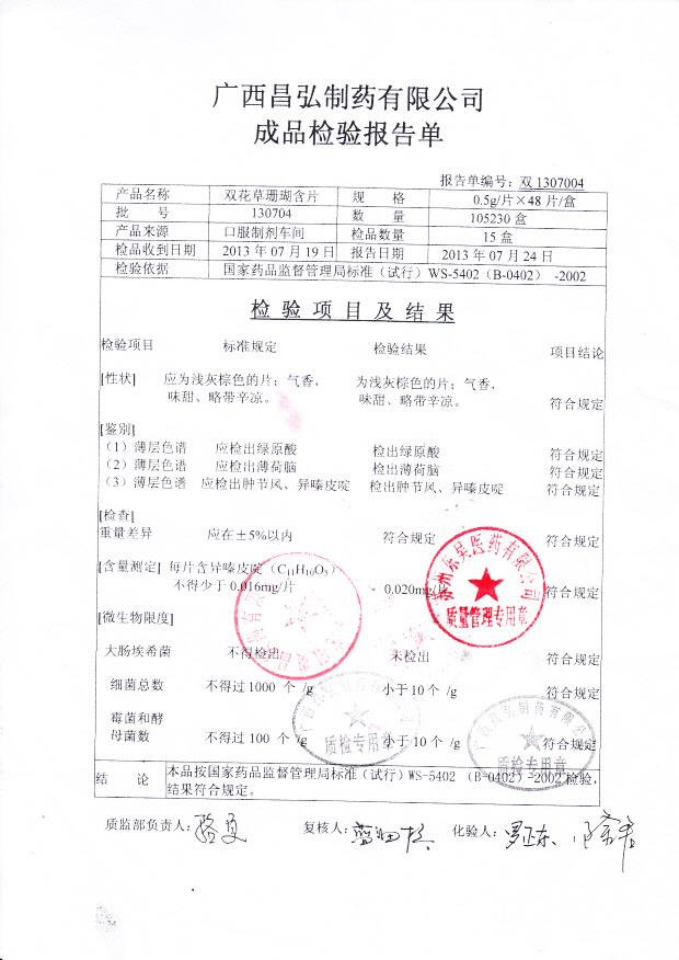 130704双花草珊瑚含片