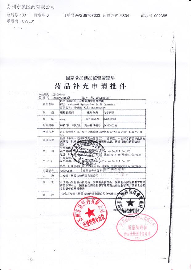 105789盐酸氨溴索缓释胶囊5