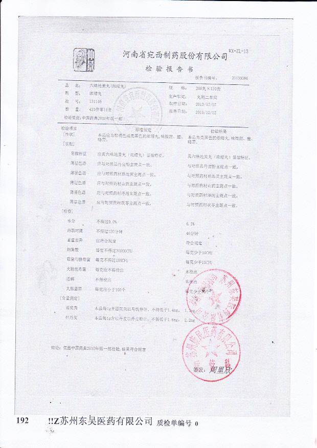 131146六味地黄丸