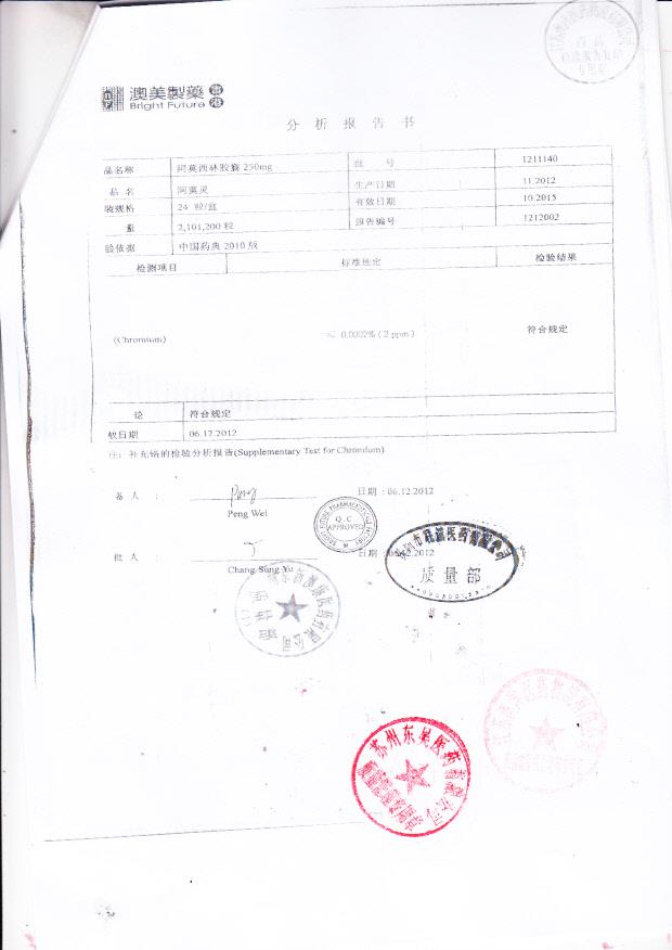 1211140阿莫西林胶囊5