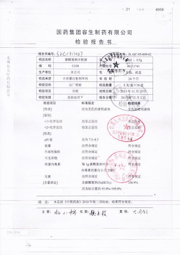 13111741浓氯化钠注射液