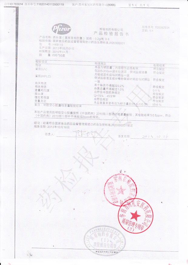 H49119塞来昔布胶囊