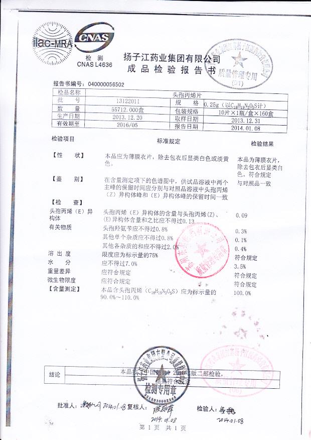 13122011头孢丙烯片