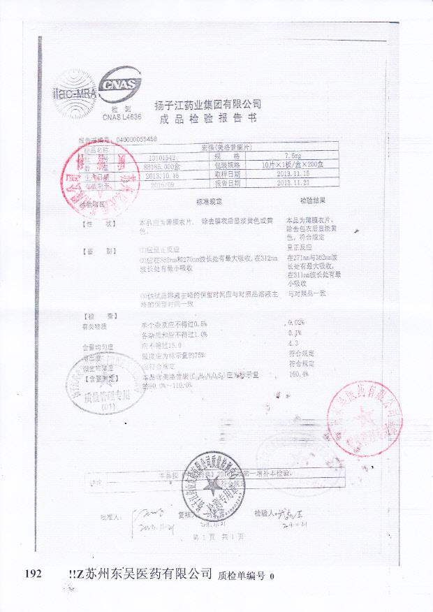 13101542美洛昔康片