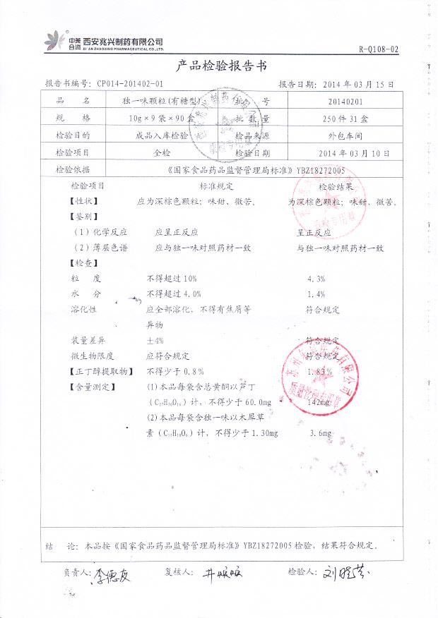 20140201独一味颗粒