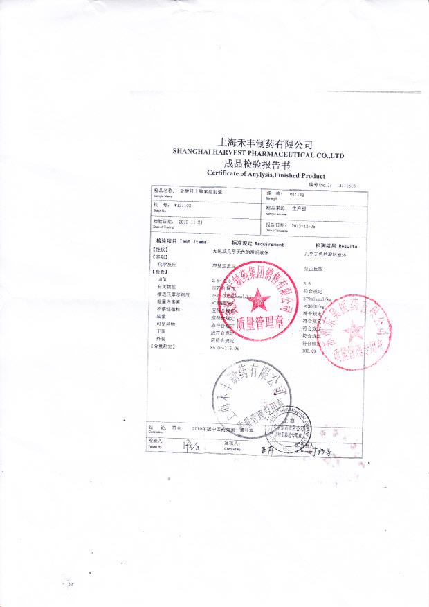 W131102盐酸肾上腺素注射液