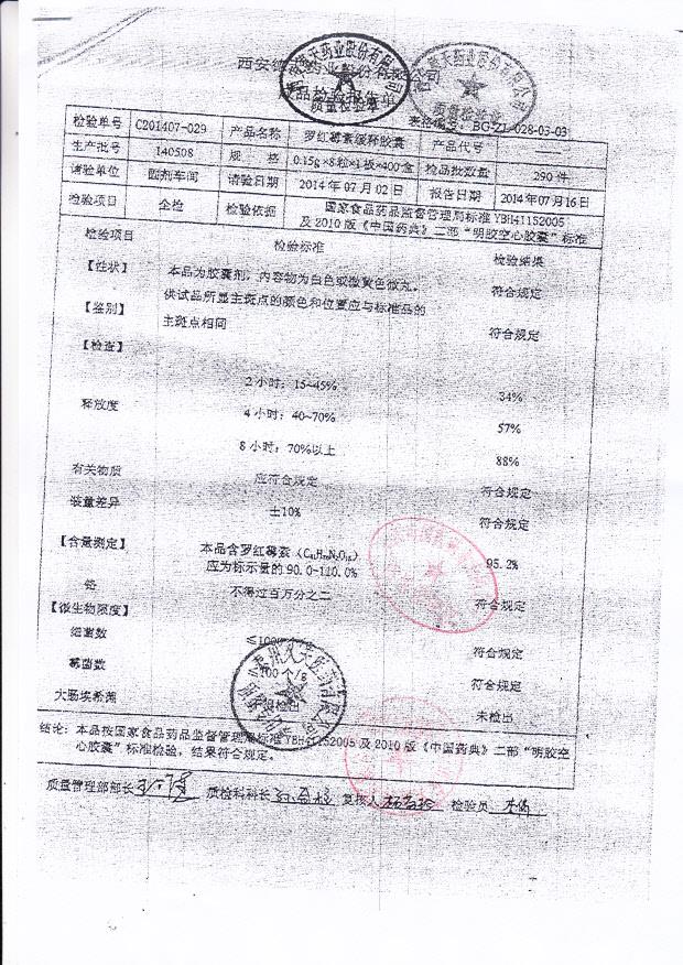 140508罗红霉素缓释胶囊..