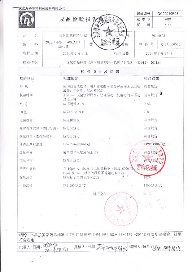 201406031注射用鼠神经生长因子