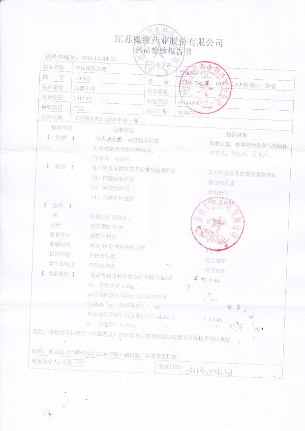 140313桂枝茯苓胶囊