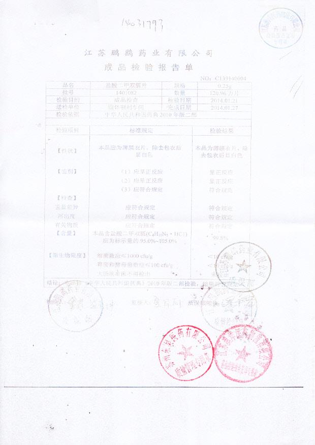 1401082盐酸二甲双胍片