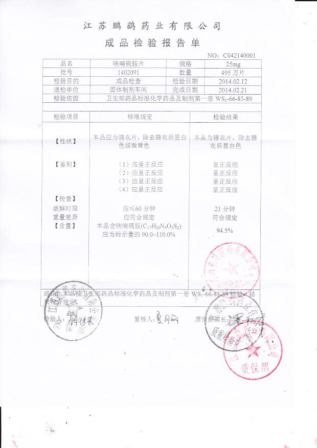 1402091呋喃硫胺片