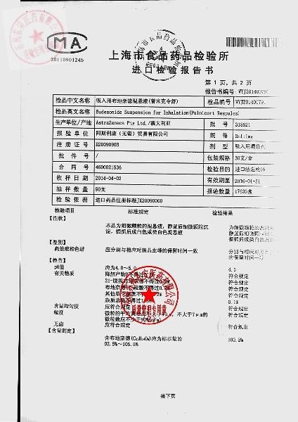 315621吸入用布地奈德混悬液2