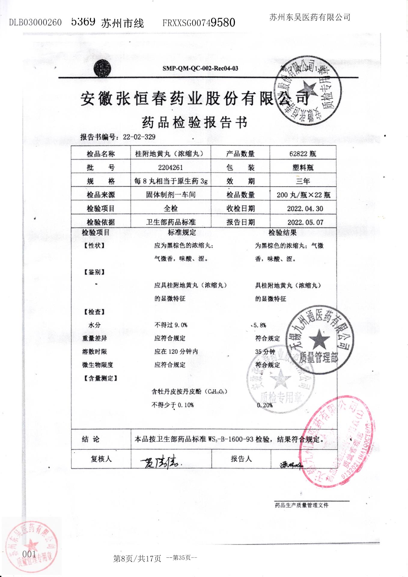 2204261桂附地黄丸