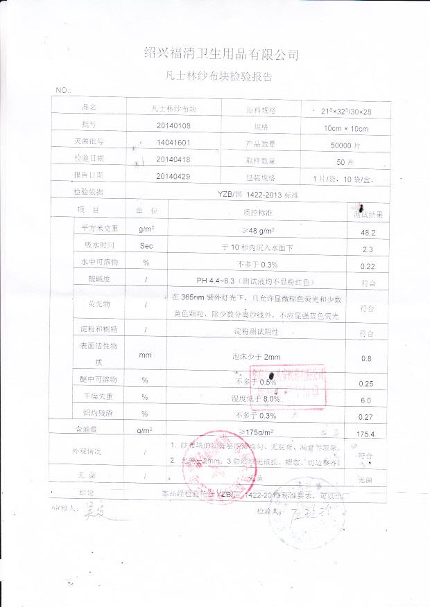 20140108福清凡士林纱布块