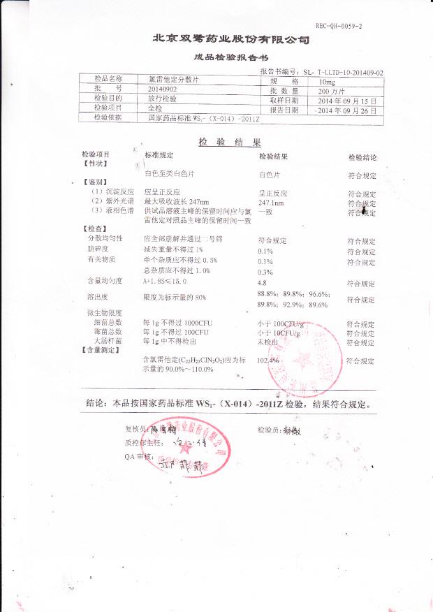 20140902氯雷他定分散片