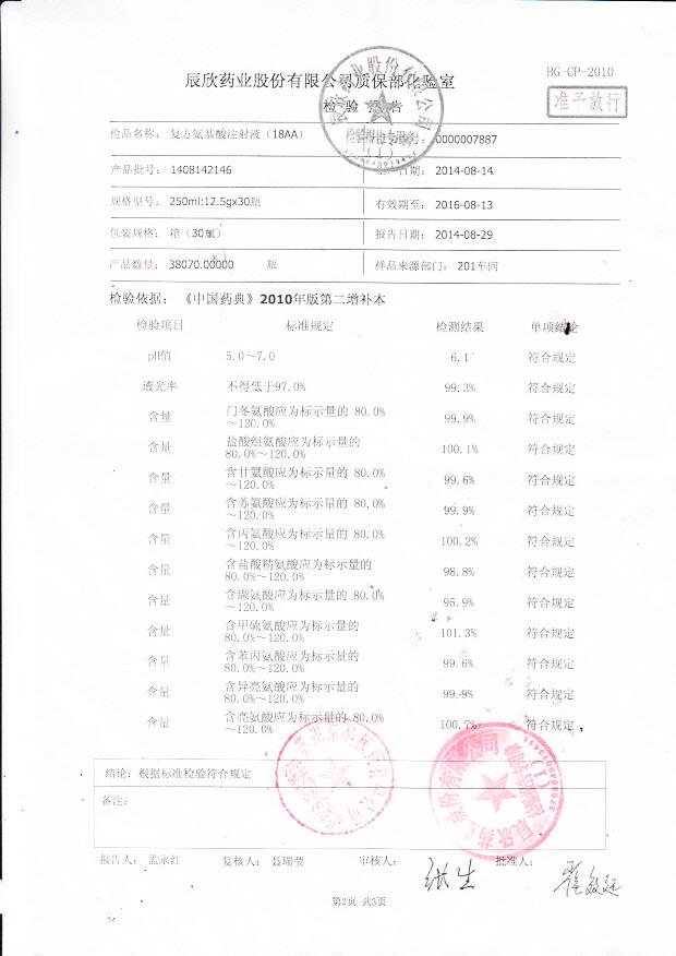 1408142146复方氨基酸注射液2