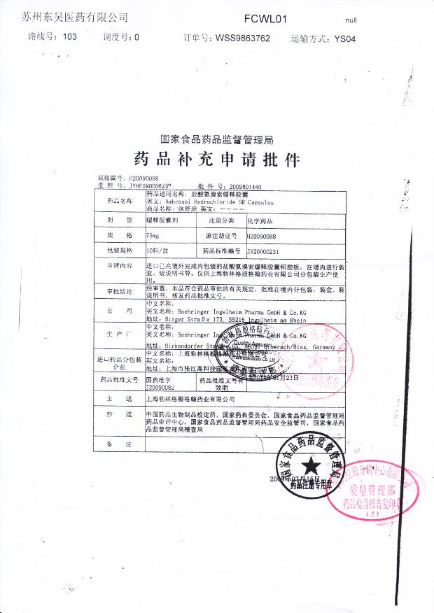 303101盐酸氨溴索缓释胶囊5