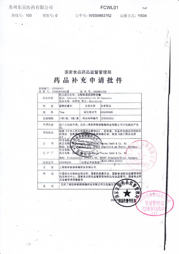 303101盐酸氨溴索缓释胶囊6