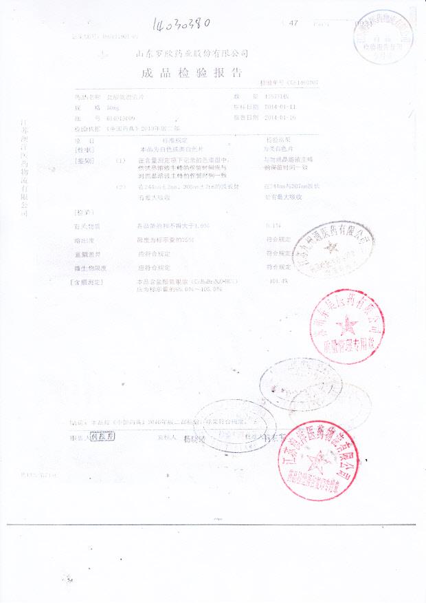 614015009盐酸氨溴索片