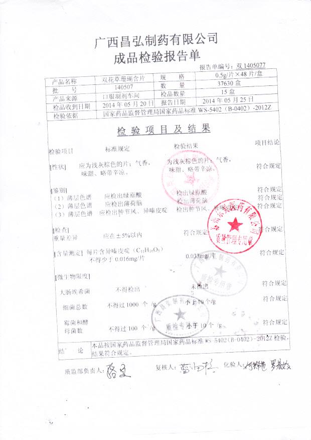 140507双花草珊瑚含片