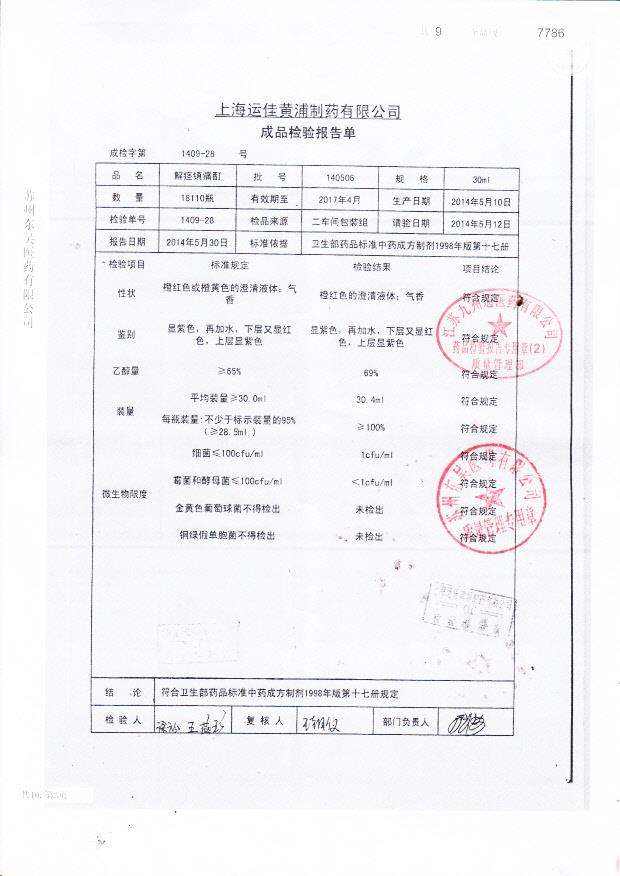 140506解痉镇痛酊