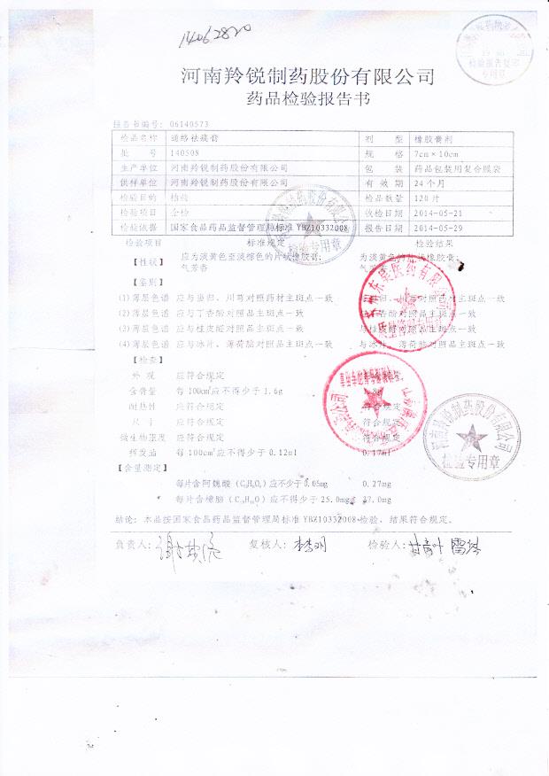 140508通络祛痛膏