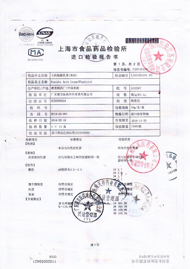 1312507夫西地酸乳膏1