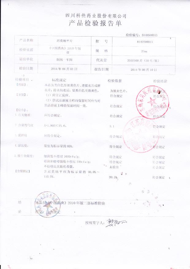 B140508015尼莫地平片