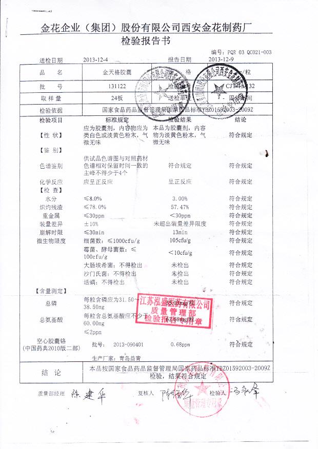 131122金天格胶囊