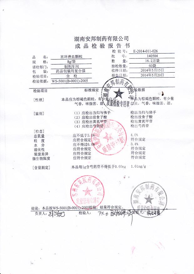 140504宫环养血颗粒