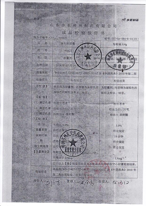 140623康妇炎胶囊