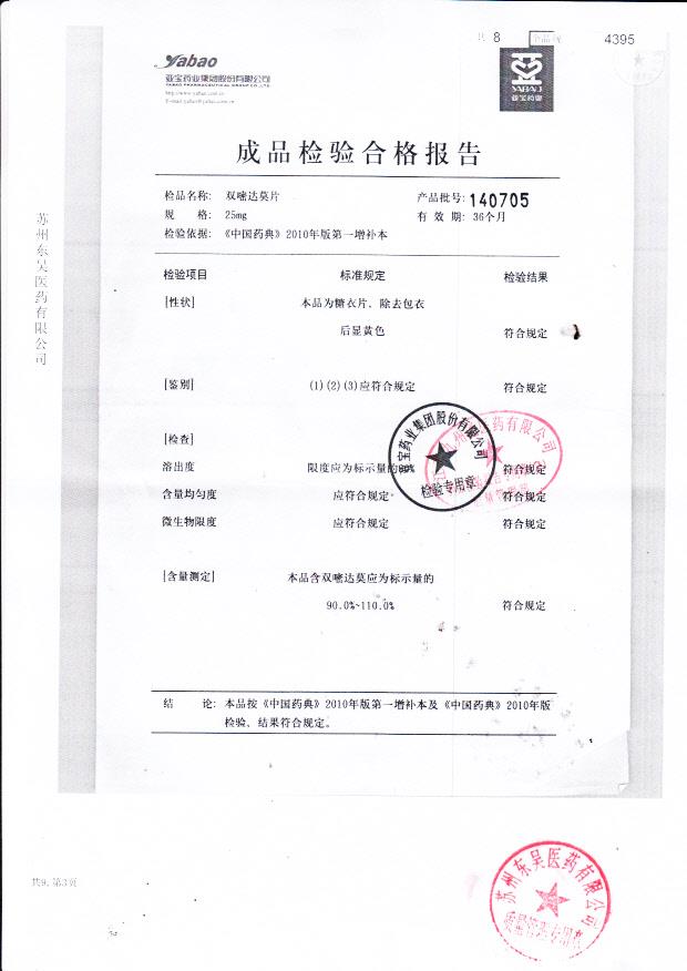 140705双嘧达莫片