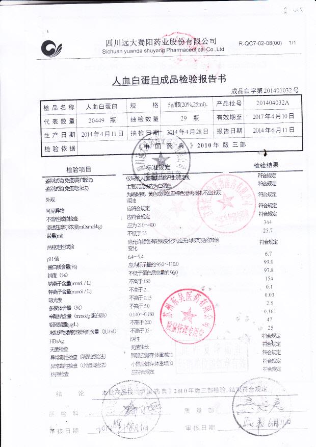 201404032A人血白蛋白1
