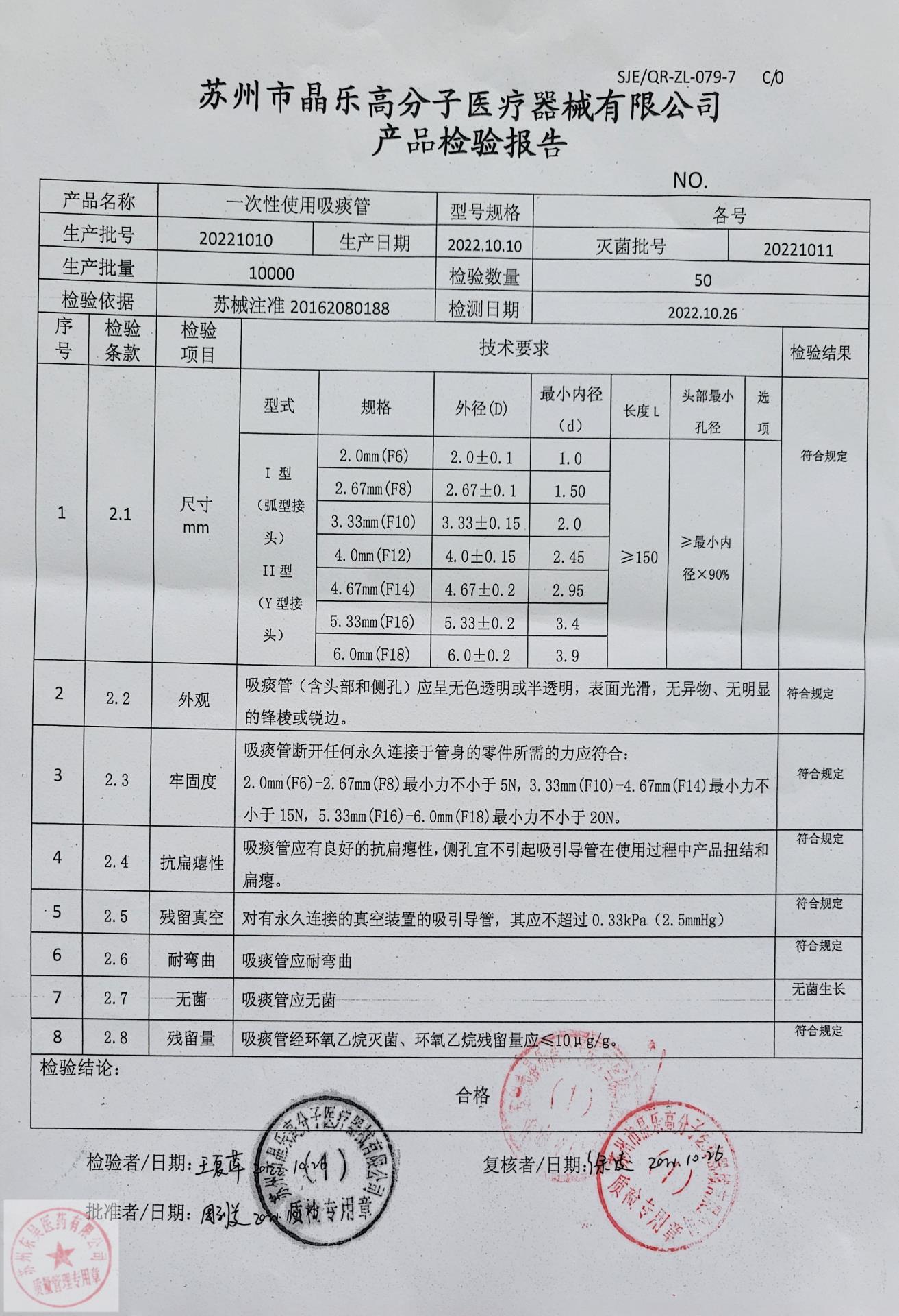 20221010晶乐一次性使用吸痰管