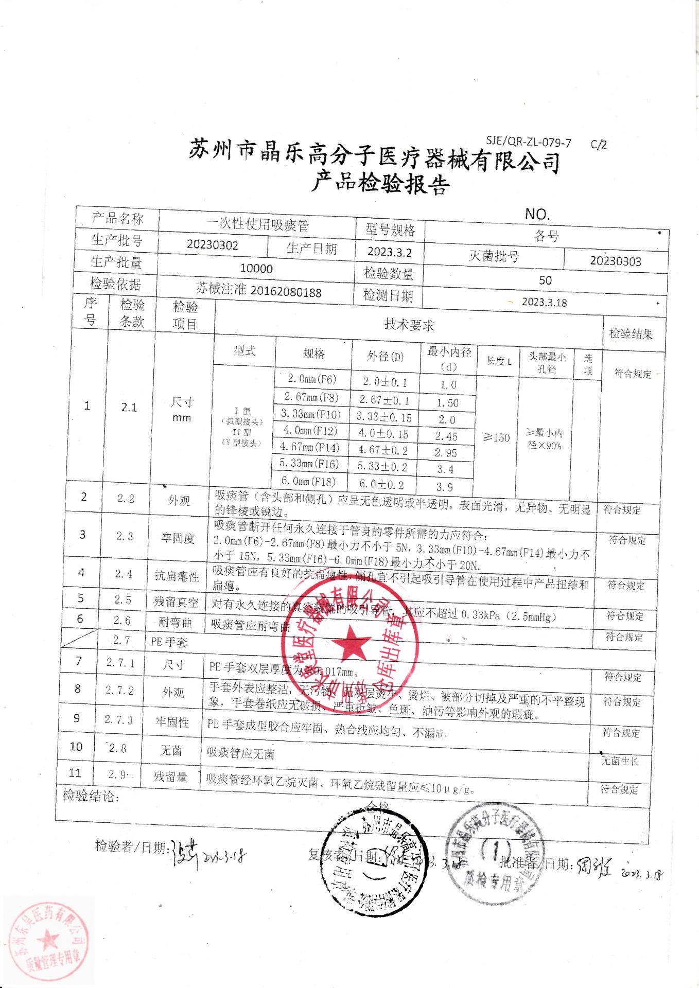 20230302晶乐一次性使用吸痰管