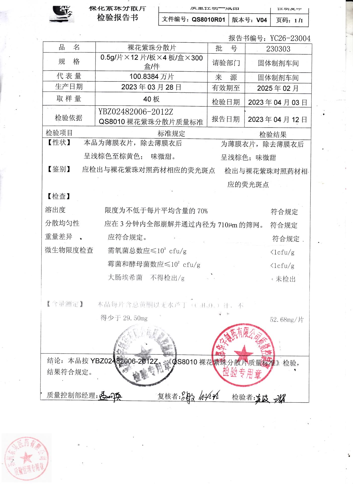 230303裸花紫珠分散片