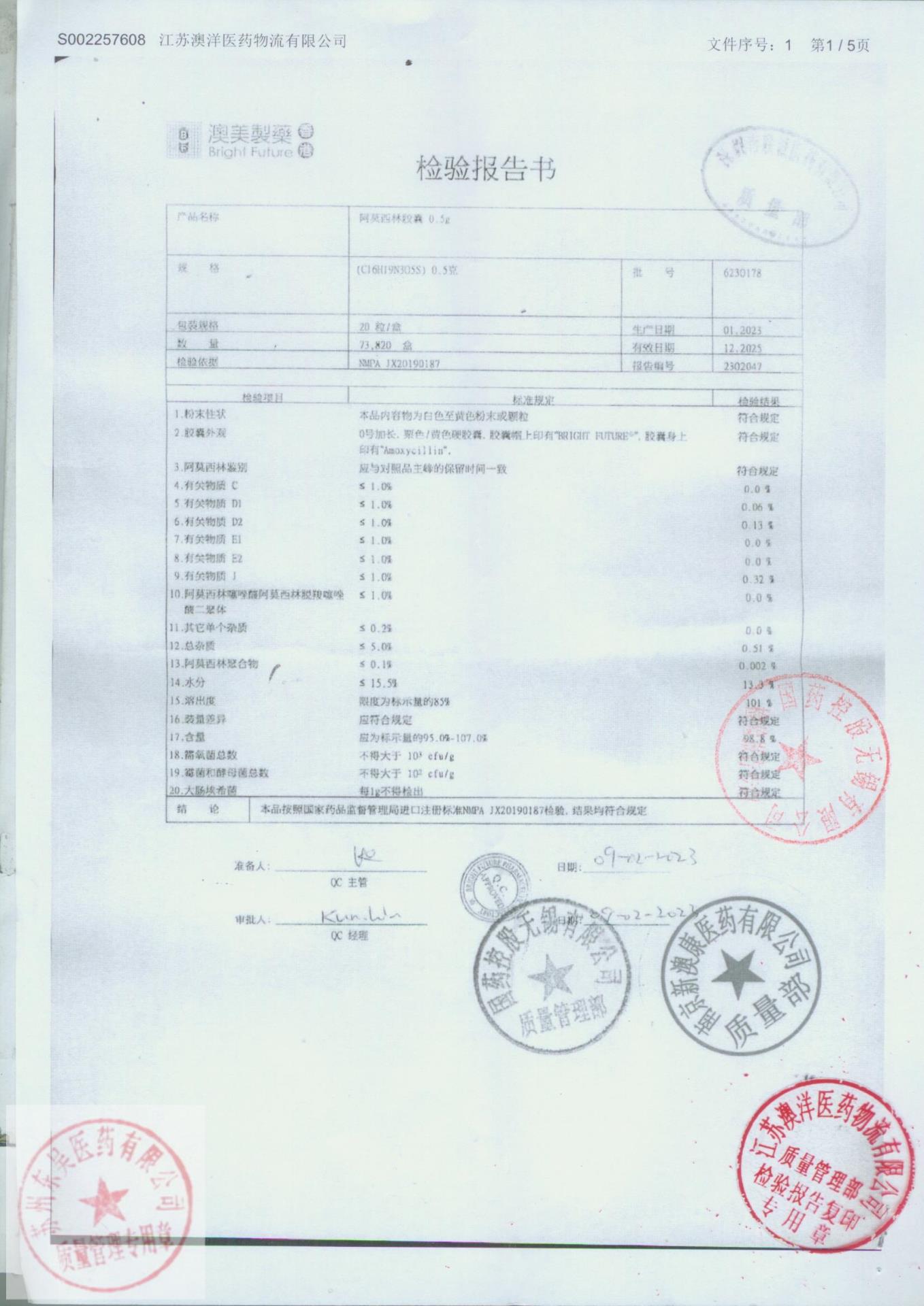 6230178阿莫西林胶囊1