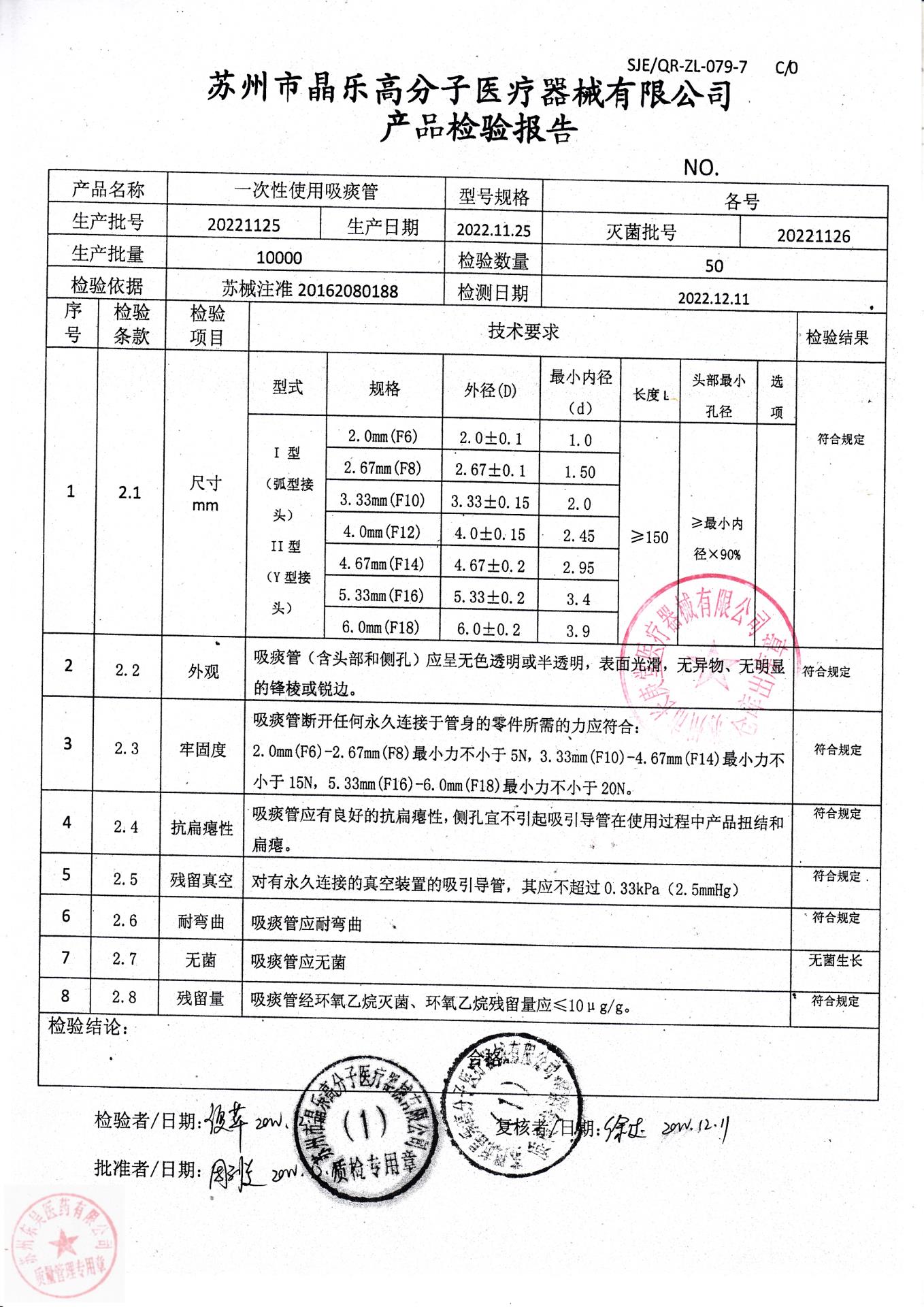 20221125晶乐一次性使用吸痰管