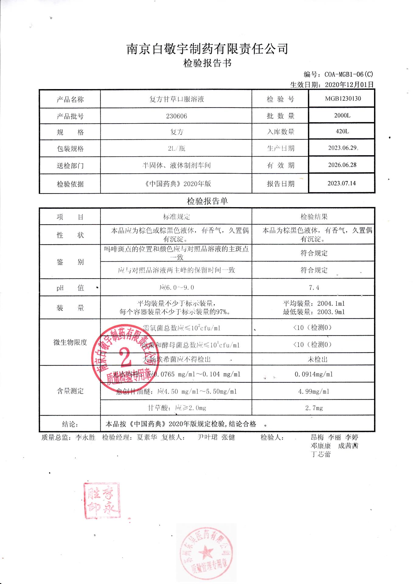 230606复方甘草口服溶液